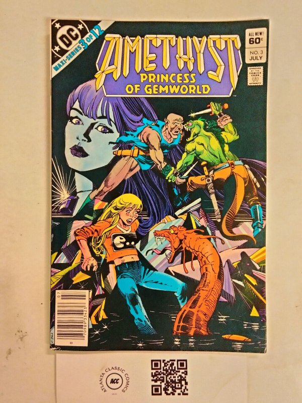 Amethyst Princess of Gemworld #3 (DC Comics), raw comic book in VF condition — front cover