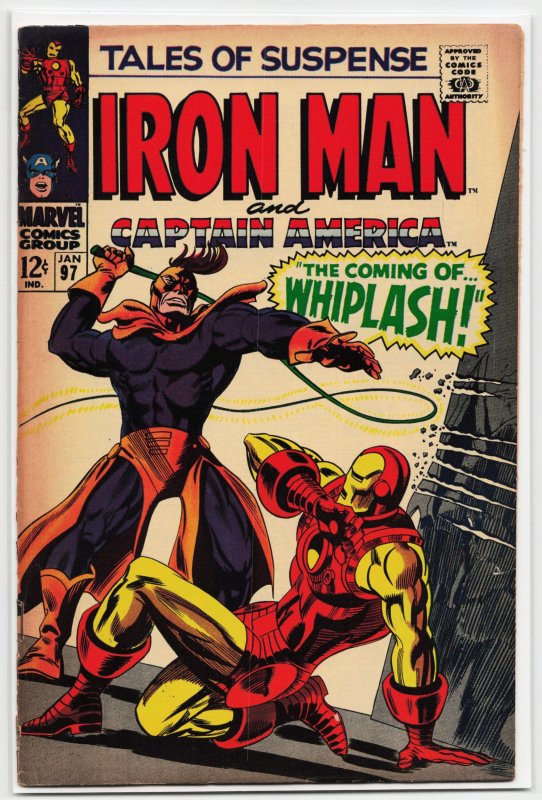 Tales of Suspense #97 (Marvel Comics, 1968), raw, ungraded comic book — front cover