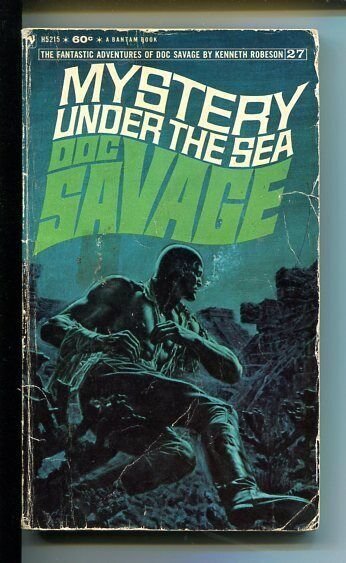 Pulp: Doc Savage-Mystery Under the Sea #27, raw, ungraded comic book — front cover