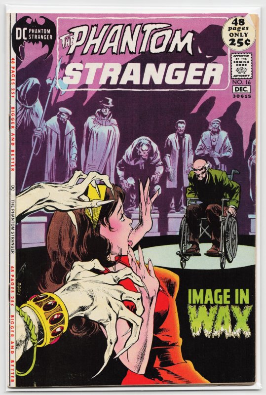 The Phantom Stranger #16 (DC Comics, 1971), raw, ungraded comic book — front cover
