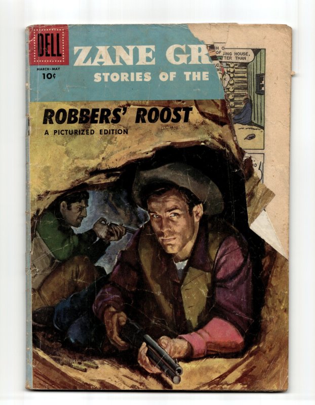 Zane Grey's Stories of the West #29 (1956), raw, ungraded comic book — front cover