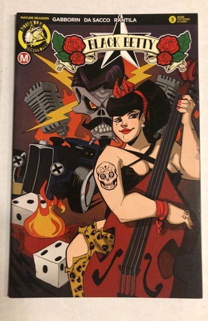 Black Betty #3 (2018), raw, ungraded comic book — front cover