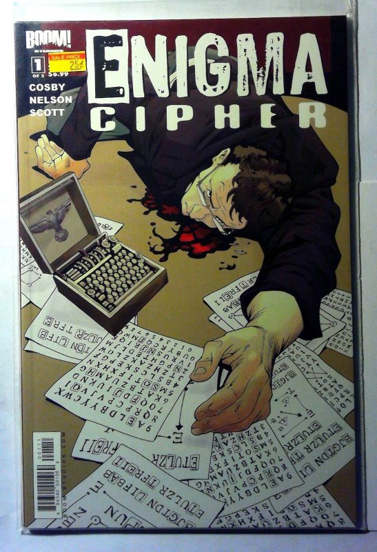 Enigma Cipher #1 (Boom! Studios, 2006), raw, ungraded comic book — front cover