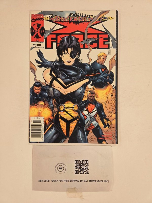 X-Force #108 (Marvel Comics), raw comic book in NM condition — front cover