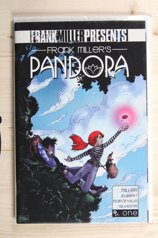 Frank Miller's Pandora #1 (2022), raw comic book in NM+ 9.6 condition — front cover
