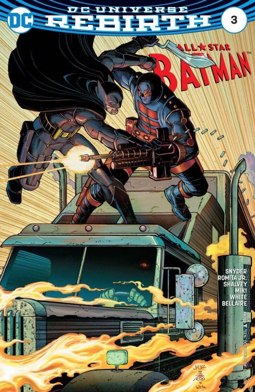 All Star Batman #3 (DC Comics, 2016), raw, ungraded comic book — front cover