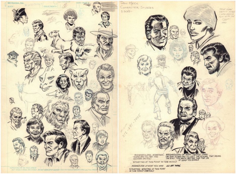 Drawings of Over #60 (1990), raw, ungraded comic book — front cover