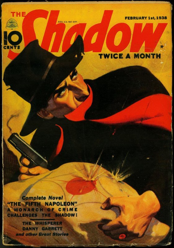 Shadow--February 1938--Pulp Magazine--Street and Smith--FN (1938), raw comic book in FN condition — front cover