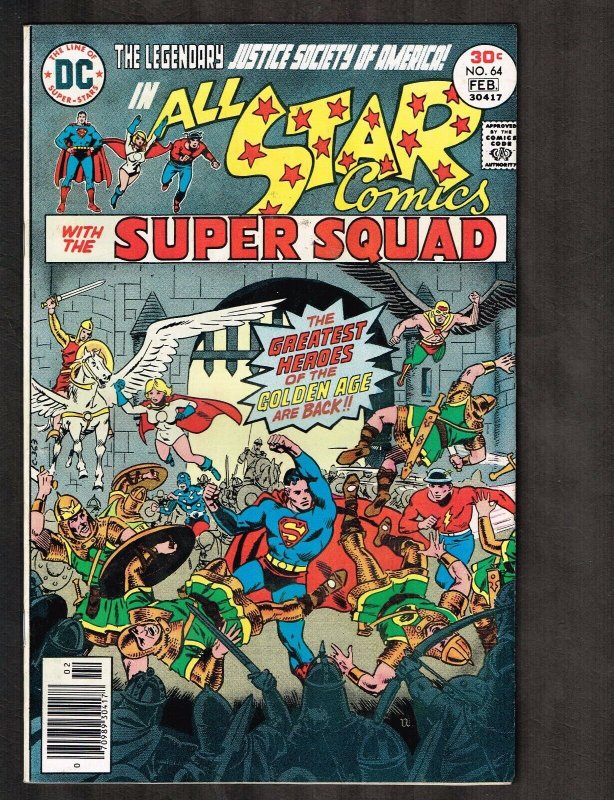 All Star Comics #64 (DC Comics), raw comic book in 8.0 condition — front cover