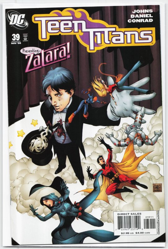 Teen Titans #39 (DC Comics, 2006), raw, ungraded comic book — front cover