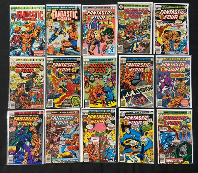 Fantastic Four 63 Bronze/copper Age Comics Lot Most Fn-Vf (Marvel Comics), raw comic book in VF condition — front cover