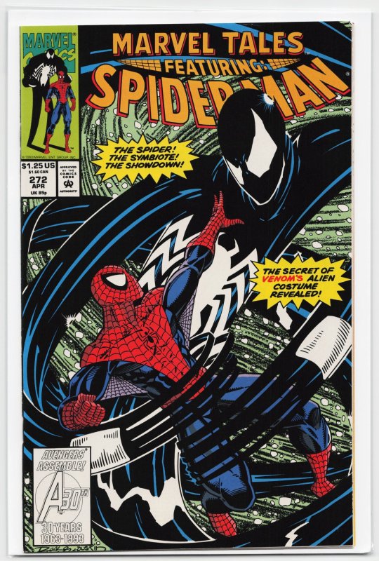 Marvel Tales #272 (Marvel Comics, 1993), raw, ungraded comic book — front cover