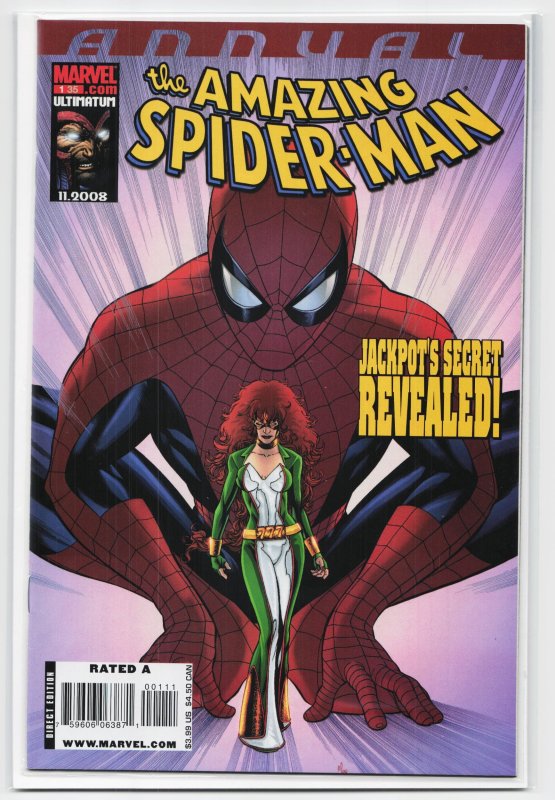The Amazing Spider-Man Annual #35 (Marvel Comics, 2008), raw, ungraded comic book — front cover