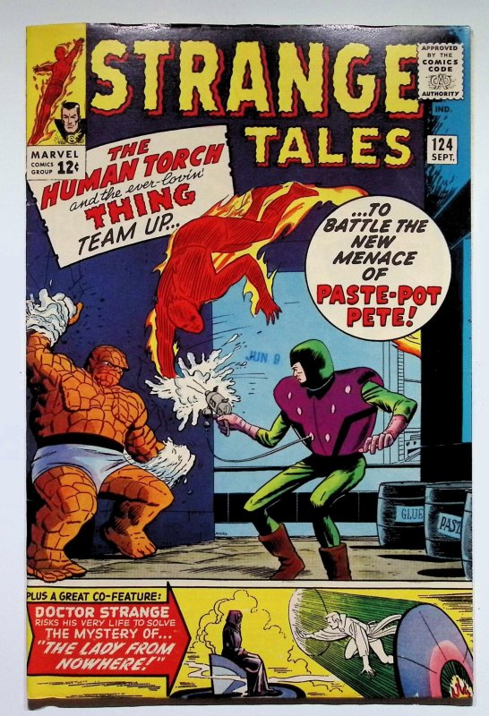 Strange Tales #124 (Marvel Comics, 1964), raw, ungraded comic book — front cover