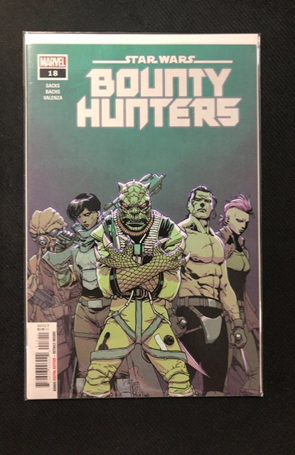 Star Wars: Bounty Hunters #18 (2022), raw, ungraded comic book — front cover
