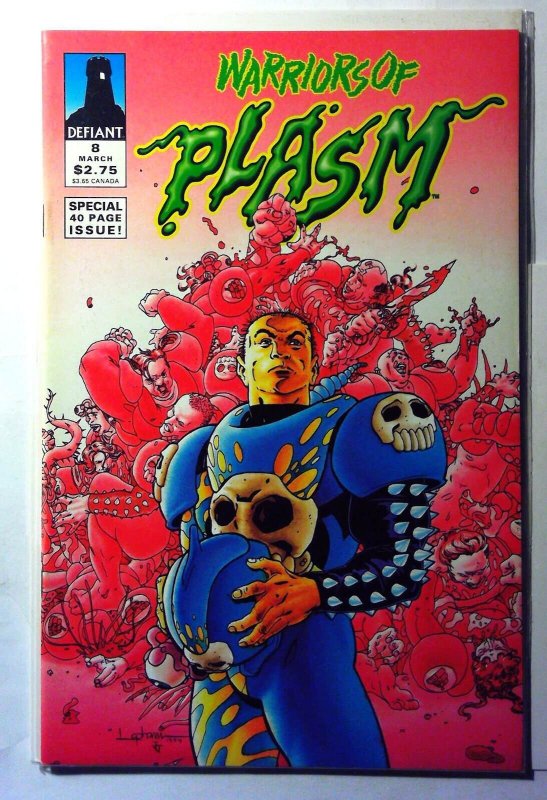 Warriors of Plasm #8 (Image Comics, 1994), raw, ungraded comic book — front cover