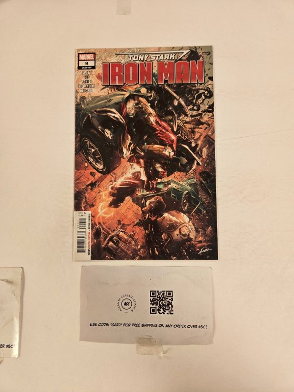 Iron Man #9 (Marvel Comics), raw comic book in NM condition — front cover