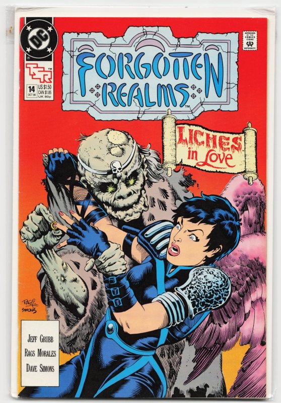 Forgotten Realms #14 (1990), raw, ungraded comic book — front cover