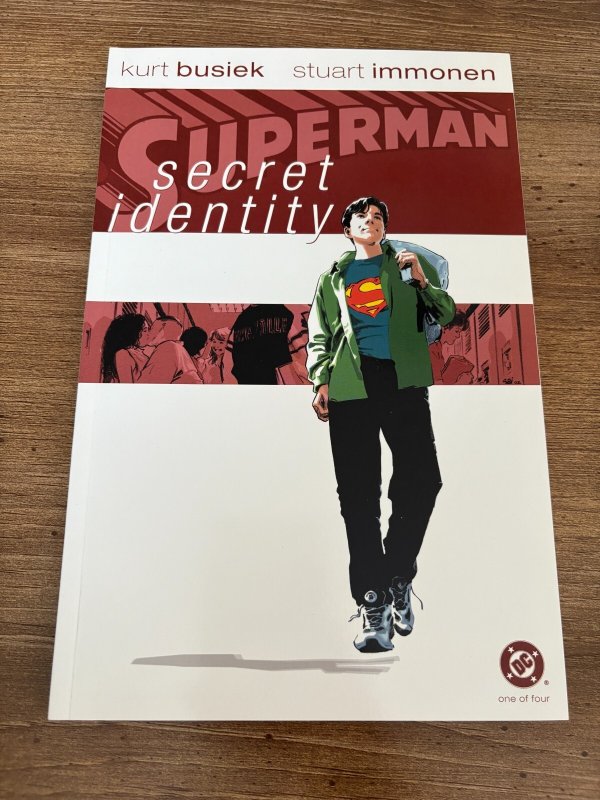 Lot of 4 Superman Secret Identity DC Comic Books # 1 2 3 4 NM 1st Prints 15 J455, raw comic book in NM condition — front cover
