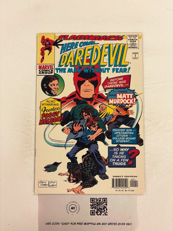 Flashback Daredevil #1 (Marvel Comics), raw comic book in NM condition — front cover
