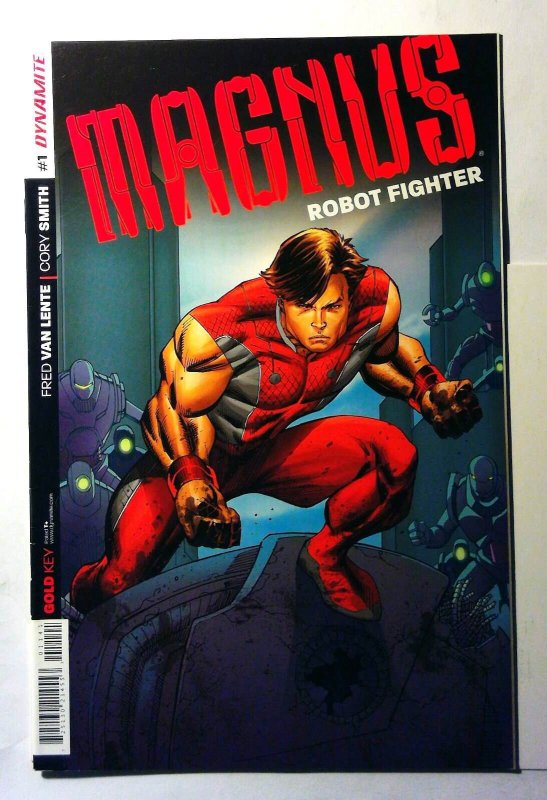 Magnus Robot Fighter #1 (Dynamite Entertainment, 2014), raw, ungraded comic book — front cover