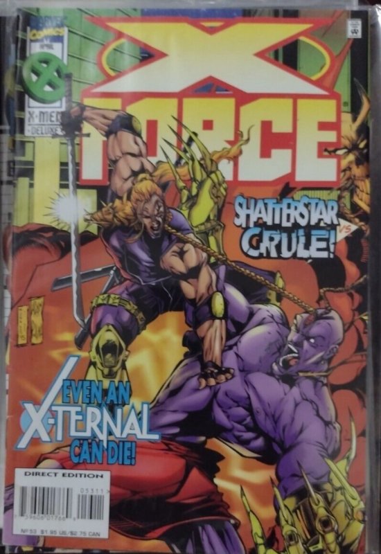 X-Force #53 (Marvel Comics, 1996), raw, ungraded comic book — front cover