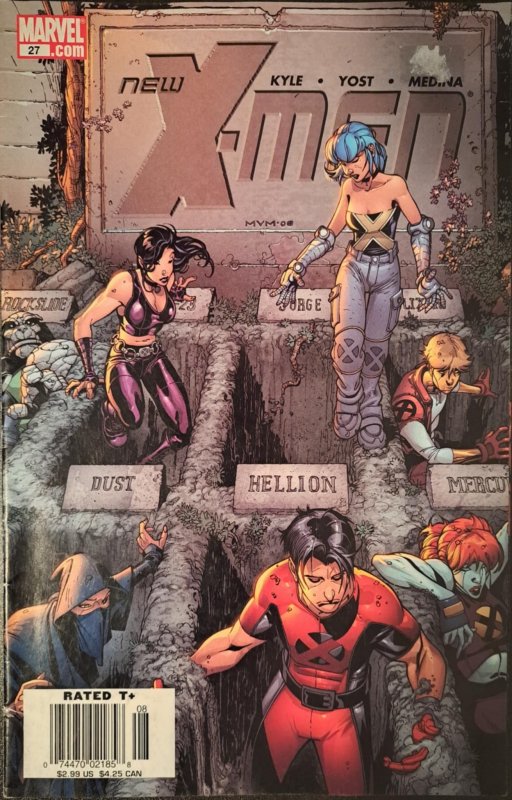 New X-Men #27 (Marvel Comics, 2006), raw, ungraded comic book — front cover