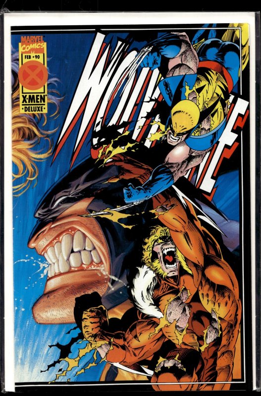 Wolverine #90 (Marvel Comics, 1995), raw, ungraded comic book — front cover