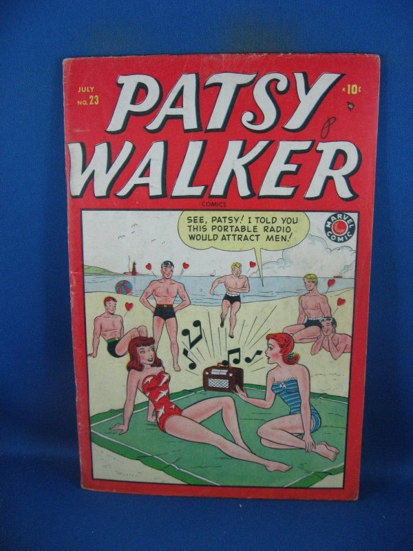 Patsy Walker #23 (Marvel Comics, 1949), raw comic book in VG condition — front cover