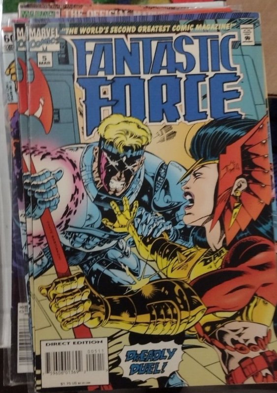 Fantastic Force #5 (Marvel Comics, 1996), raw, ungraded comic book — front cover