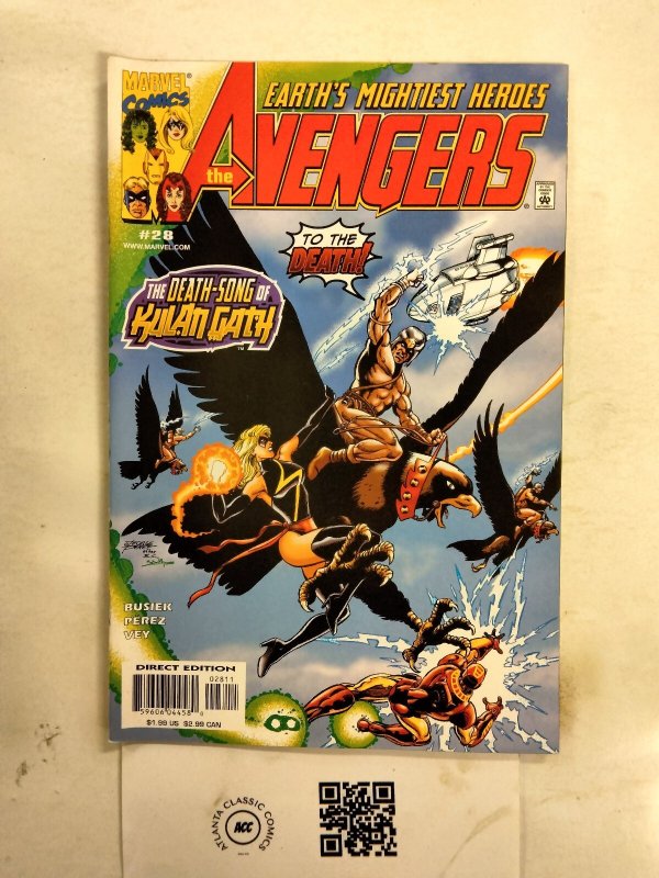 Avengers #28 (Marvel Comics, 1966), raw comic book in NM condition — front cover