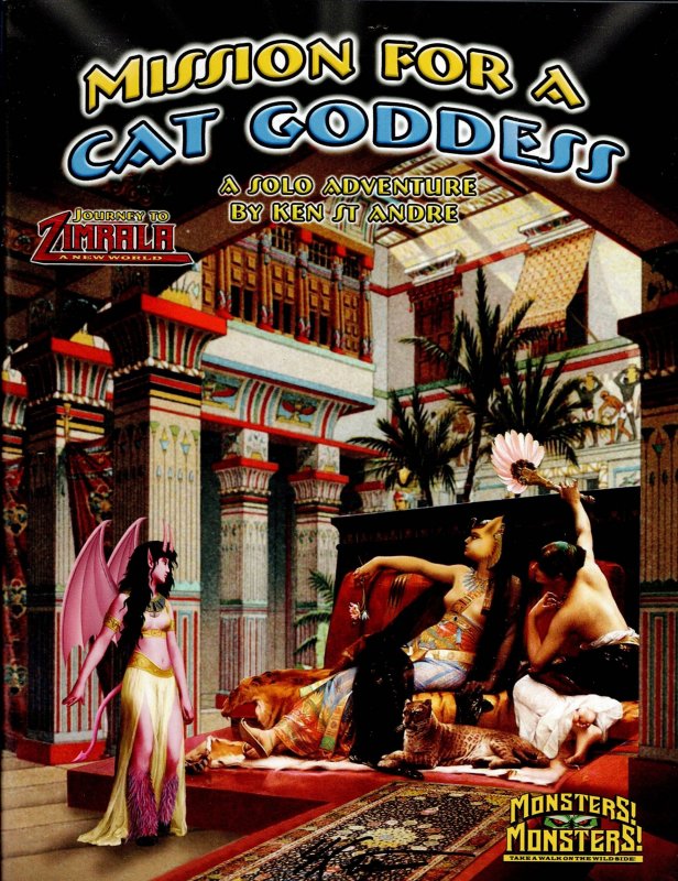 Mission for a Cat Goddess (signed), raw, ungraded comic book — front cover