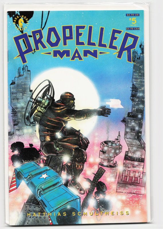 Propellerman #5 (Image Comics, 1993), raw, ungraded comic book — front cover
