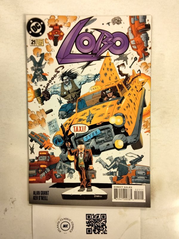 Lobo #21 (DC Comics), raw comic book in NM condition — front cover