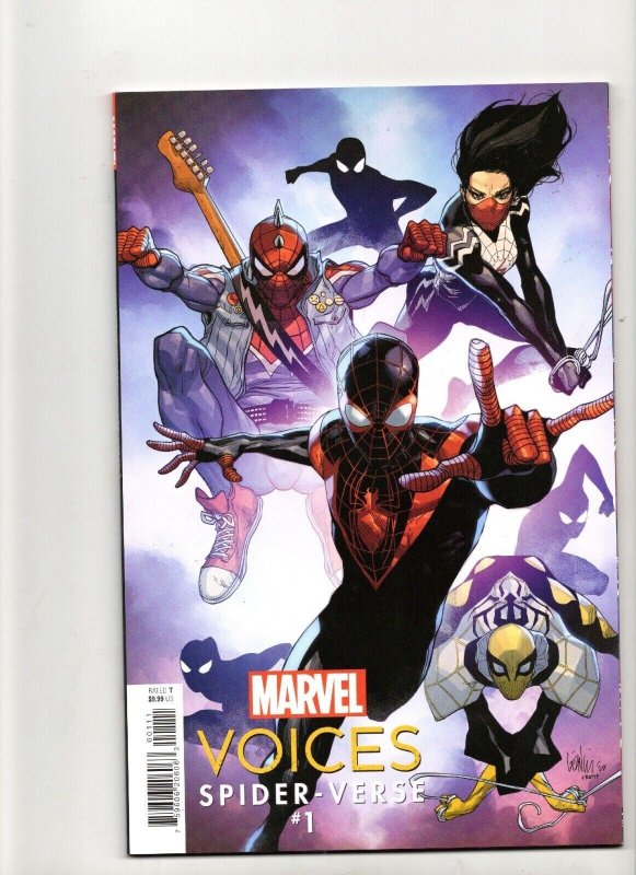 Marvel Voices: Spider-Verse #1 (Marvel Comics, 2023), raw comic book in NM 9.4 condition — front cover