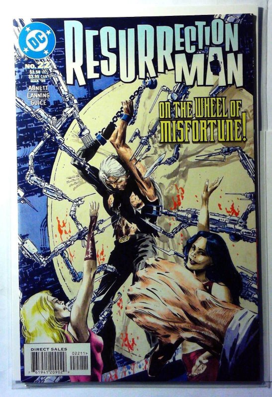 Resurrection Man #22 (DC Comics, 1999), raw, ungraded comic book — front cover