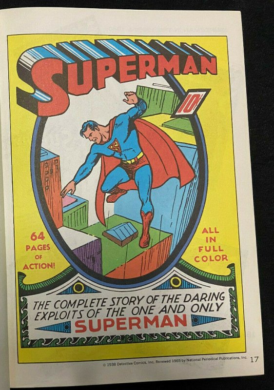 Superman from the 30's to the 70's Hardcover Anthology, raw, ungraded comic book — front cover