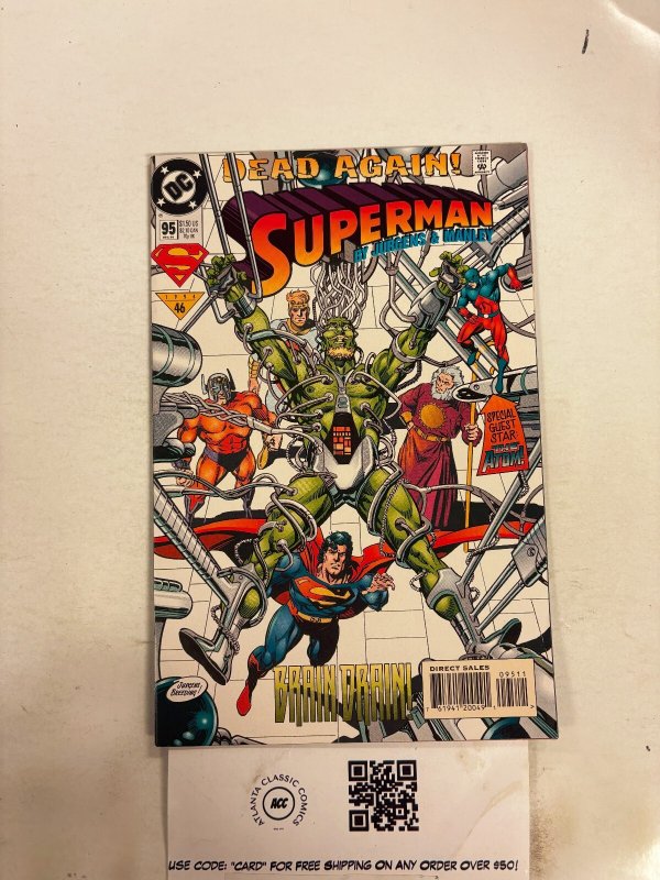 Superman #95 (DC Comics), raw comic book in NM condition — front cover