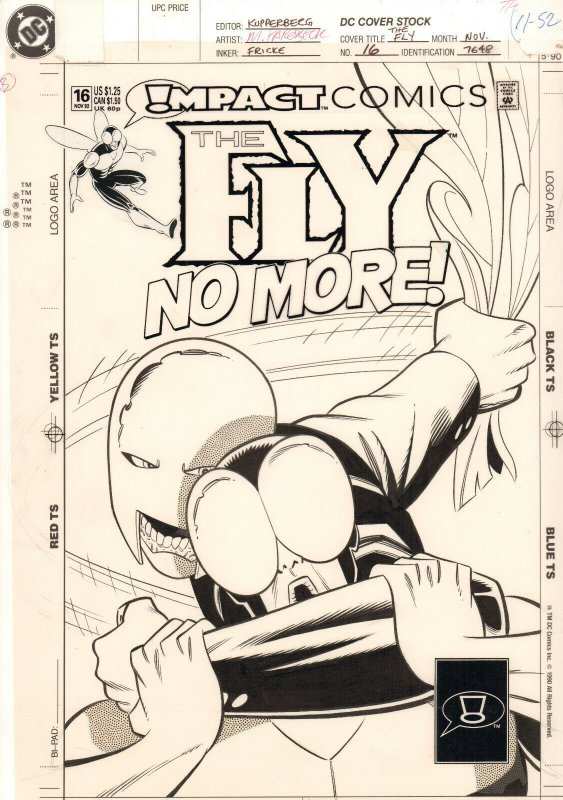 The Fly #16 (1992), raw, ungraded comic book — front cover