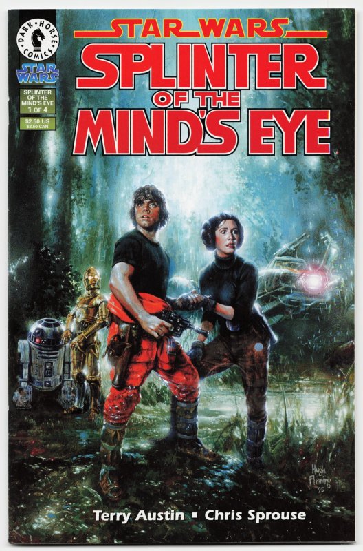 Star Wars: Splinter of the Mind's Eye #1 (Dark Horse Comics, 1995), raw, ungraded comic book — front cover
