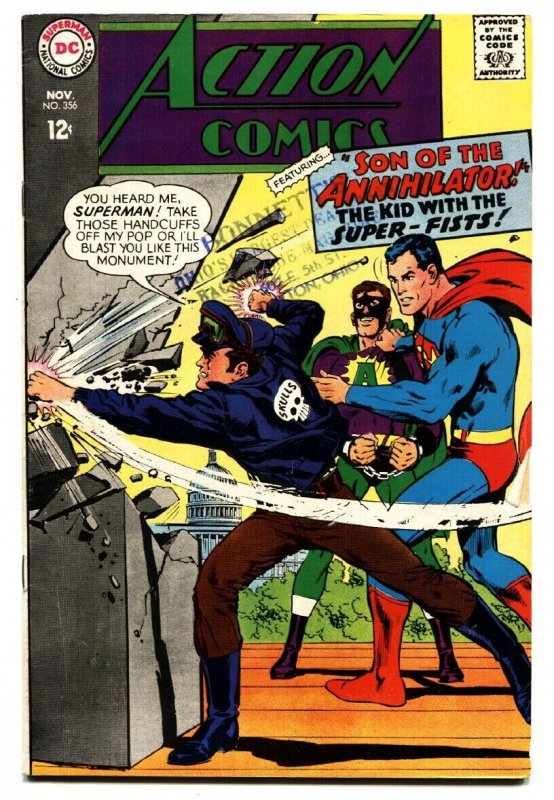 Action Comics #356 (DC Comics, 1966), raw comic book in FN/VF condition — front cover
