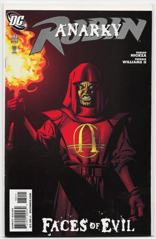 Robin #182 (DC Comics, 2009), raw, ungraded comic book — front cover