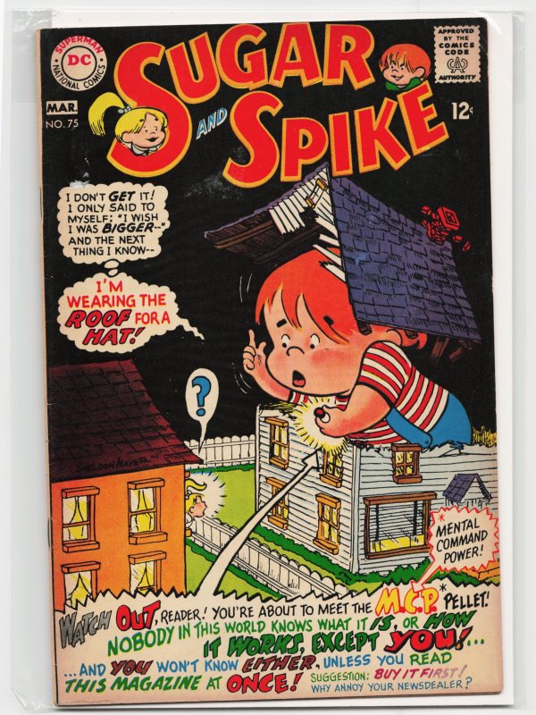 Sugar & Spike #75 (DC Comics, 1968), raw, ungraded comic book — front cover