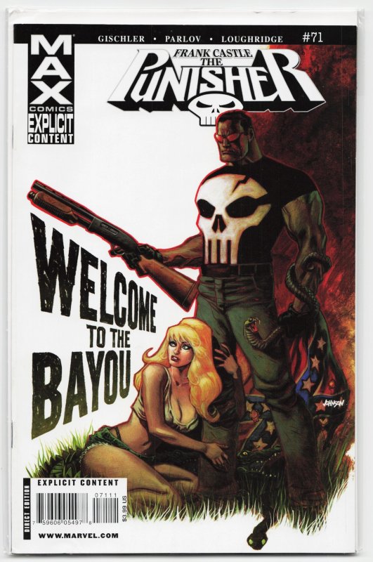 Punisher: Frank Castle MAX #71 (2009), raw, ungraded comic book — front cover