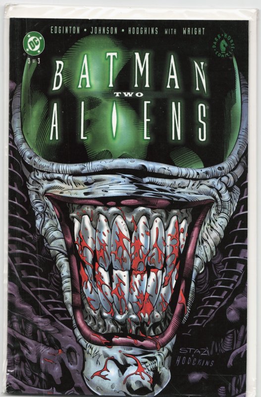Batman / Aliens II #3 (DC Comics, 2003), raw, ungraded comic book — front cover