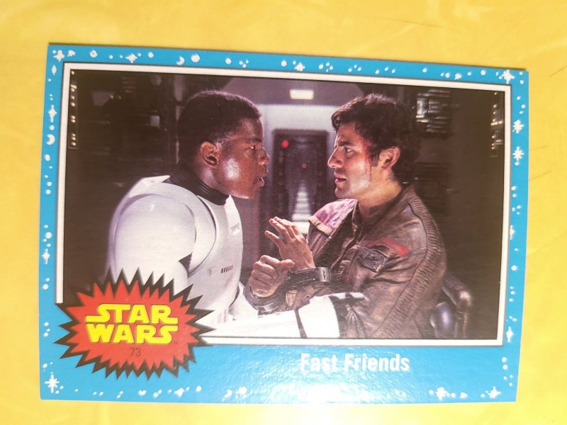 2015 Star Wars: Journey to Star Wars: The Last Jedi Blue Parallel #73 (2015), raw, ungraded comic book — front cover
