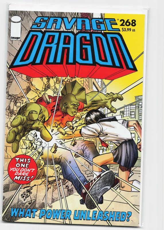 Savage Dragon #268 (Image Comics, 2024), raw, ungraded comic book — front cover