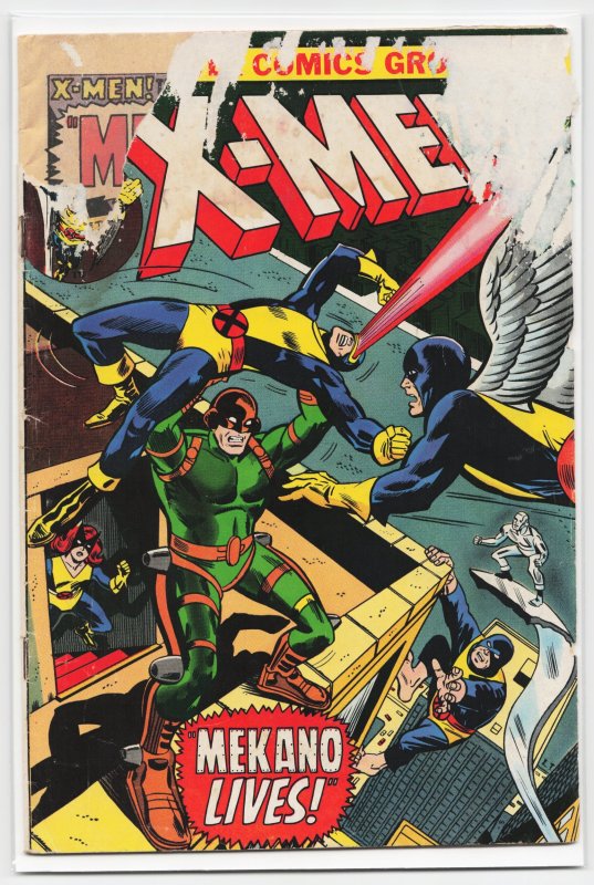 The X-Men #84 (Marvel Comics, 1973), raw, ungraded comic book — front cover