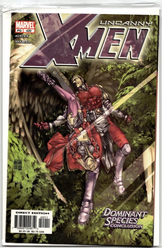 The Uncanny X-Men #420 (Marvel Comics, 2003), raw, ungraded comic book — front cover