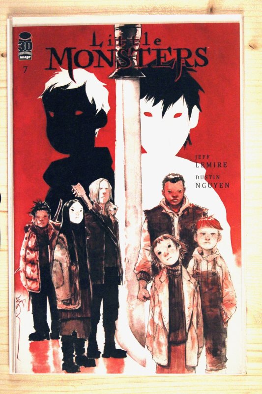 Little Monsters #7 (Image Comics, 2022), raw comic book in NM+ 9.6 condition — front cover